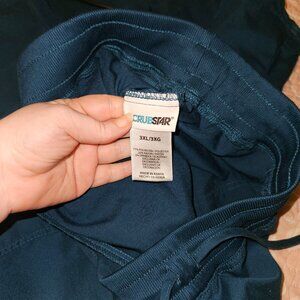 3x dark blue scrub set